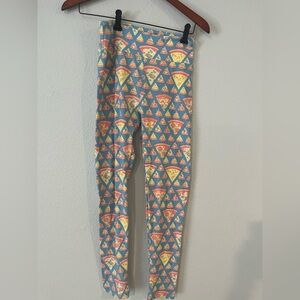 🍕RARE LuLaRoe PIZZA Leggings  one size in like new‎ condition